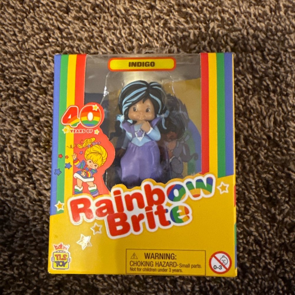Chee Bee 40‎ Years Of Rainbow Brite Series 2 Indigo RARE Collectible TLS NEW